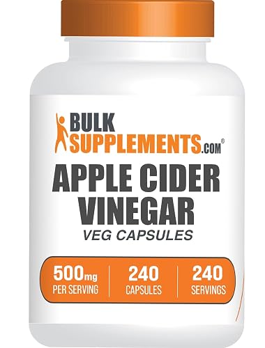 BulkSupplements.com Apple Cider Vinegar Capsules - ACV Capsules, Apple Cider