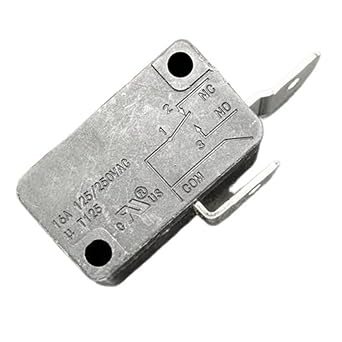 KW-16 Large Switch 16A 125/250VAC T125 Travel Limit Detection Reset 2 Pin Normally Open5PCS