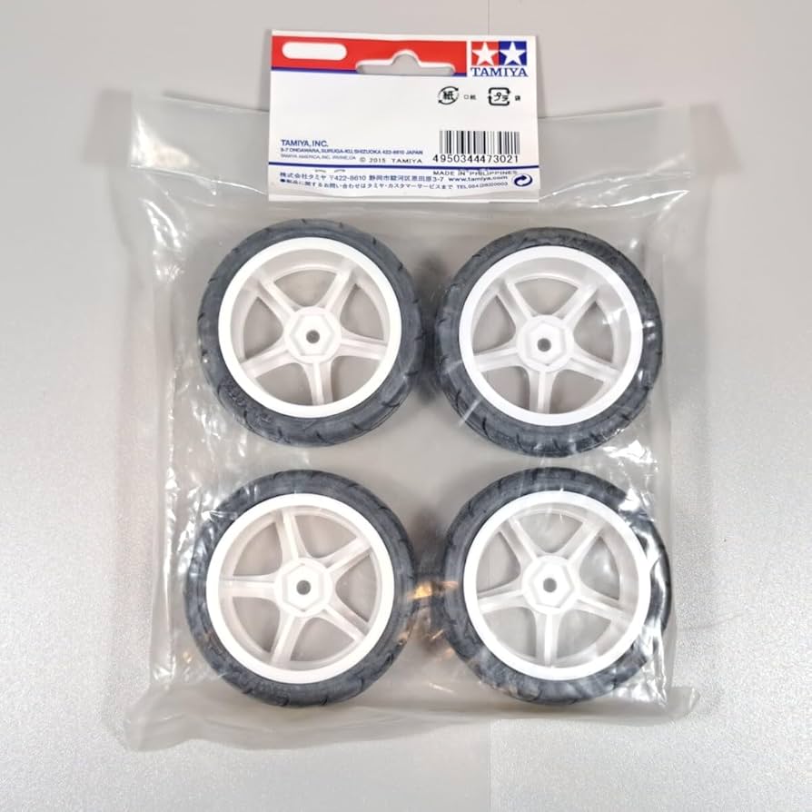 Amazon | 旧ロット 接着済み ラジアル 4本 24mm幅 オフセット0 TAMIYA