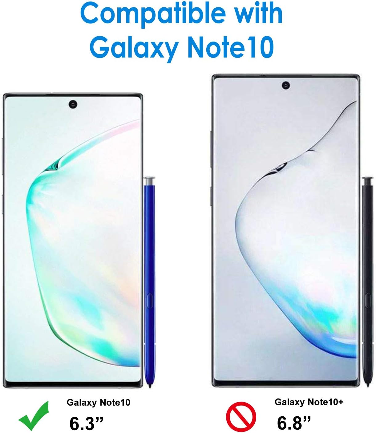 JETech Case for Samsung Galaxy Note 10 / Galaxy Note 10 5G, Premium TPU Material, Shock Proof, HD Clear