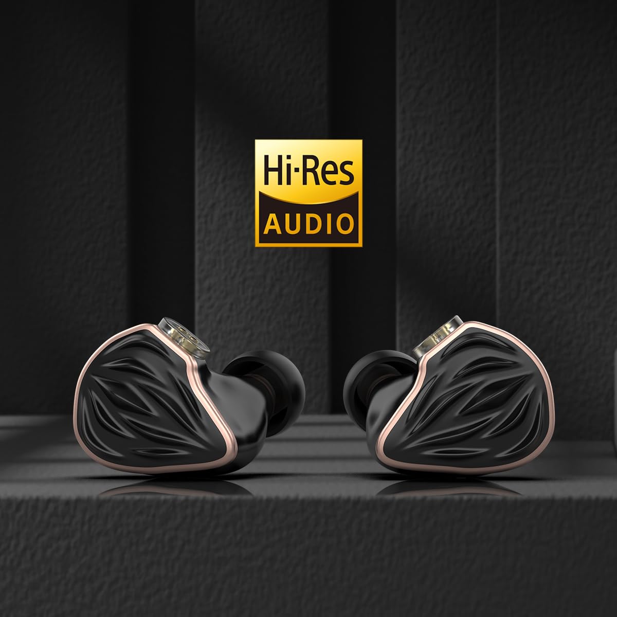 Hidizs MS3 in-Ear - Monitores,1DD+2BA 3 Unidades, Unidad dinámica de 10,2 mm, Audio Espacial Tricolor, Auriculares híbridos equilibrados, 4,4 mm