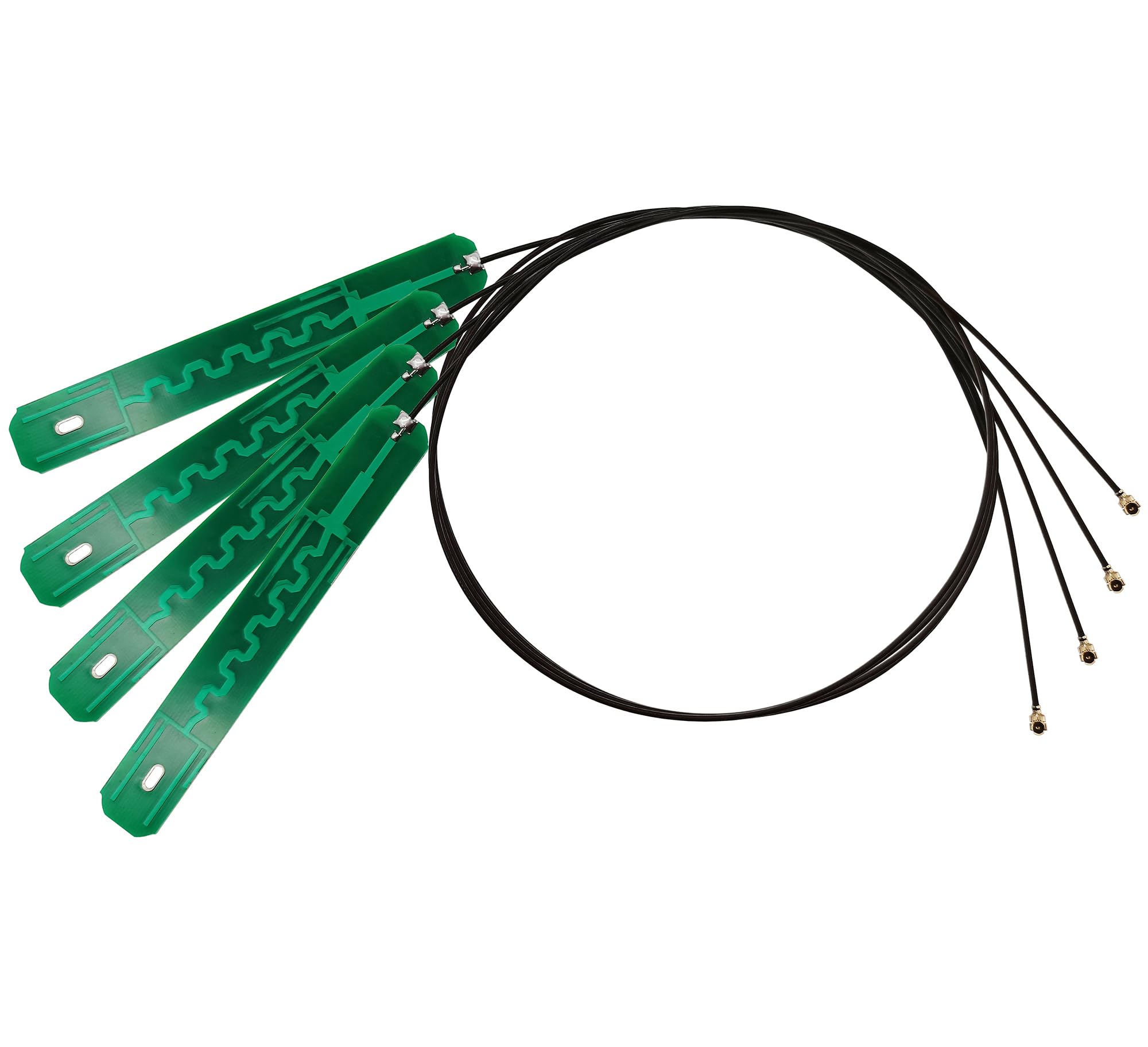 IPX Internal Antenna 2.4GHz 5GHz Laptop WiFi Antennas with 50cm Cable for Mini PCIe Card 4 Pcs