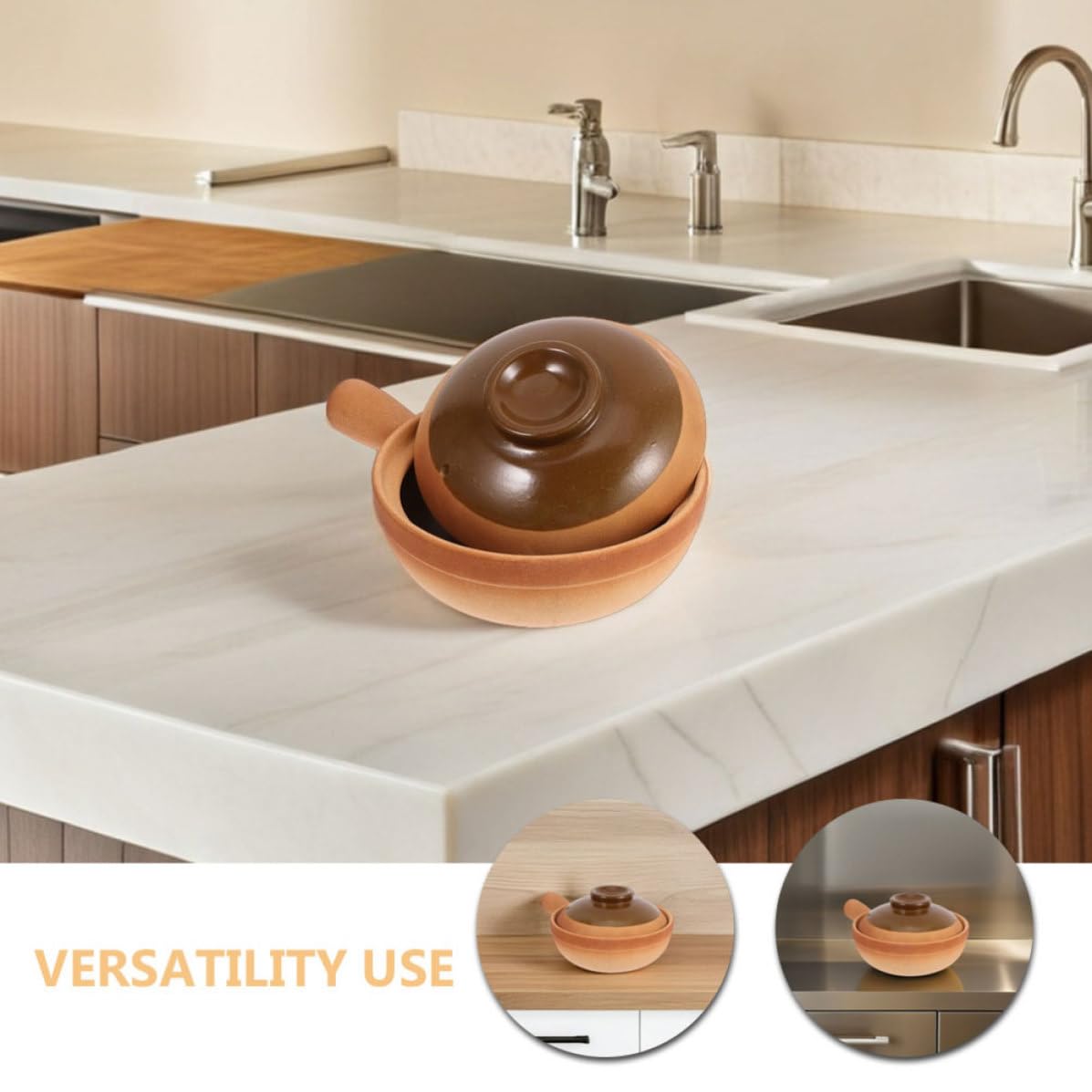 Casserole traditionnelle en argile 600 ml pour riz