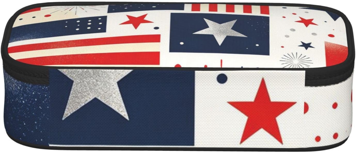 Flag Firework Full-print Multifunctional Pen Organizer Storage Pouch image 3