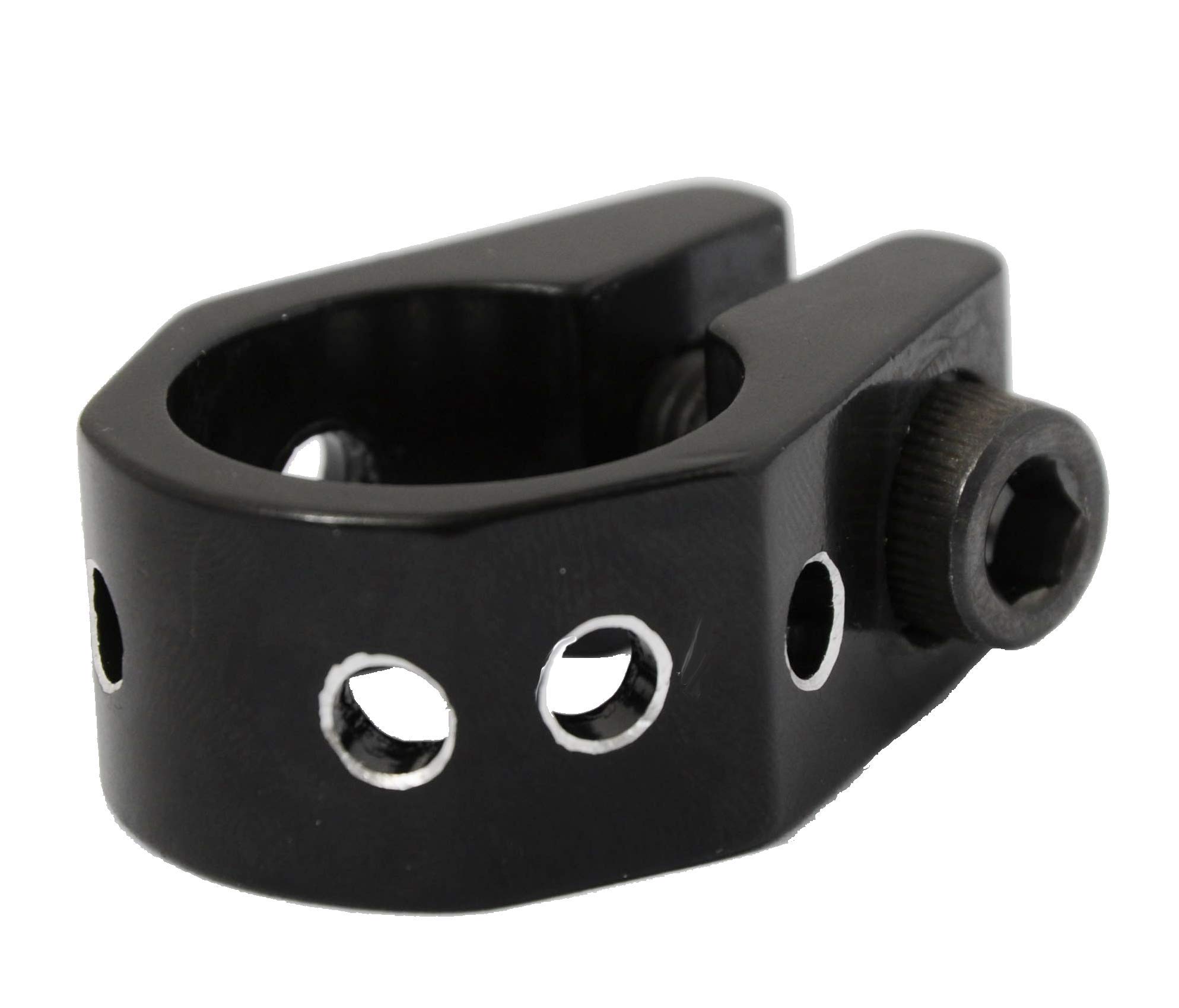 Ammaco. BMX Bike Old School Retro Vintage Hexagonal 25.4mm (1") Seatpost Clamp Neck Style Black