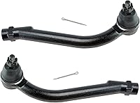 Vista 222 de TRQ Juego de barras de acoplamiento delanteras y exteriores de 2 piezas compatibles con Chevrolet Cruze Volt 2016-2019