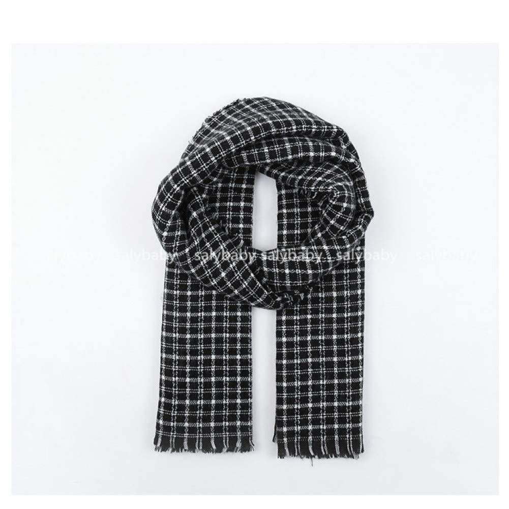Écharpe à carreaux pour femme plaid d'hiver chaud et grand format style cape