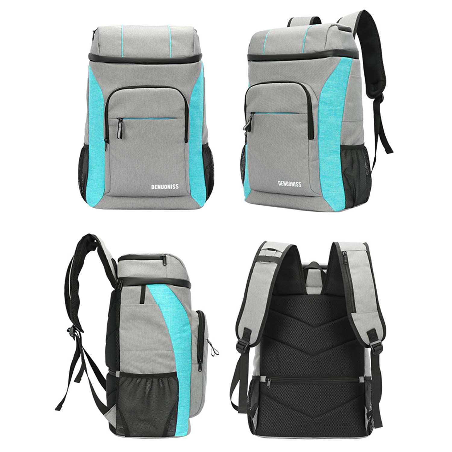 Borsa Termica Grande Pranzo Picnic Zaino Isolato Cool Tasche Multiple Impacco di Ghiaccio Impermeabile a Tenuta Mantieni Fresco Borse a Tracolla