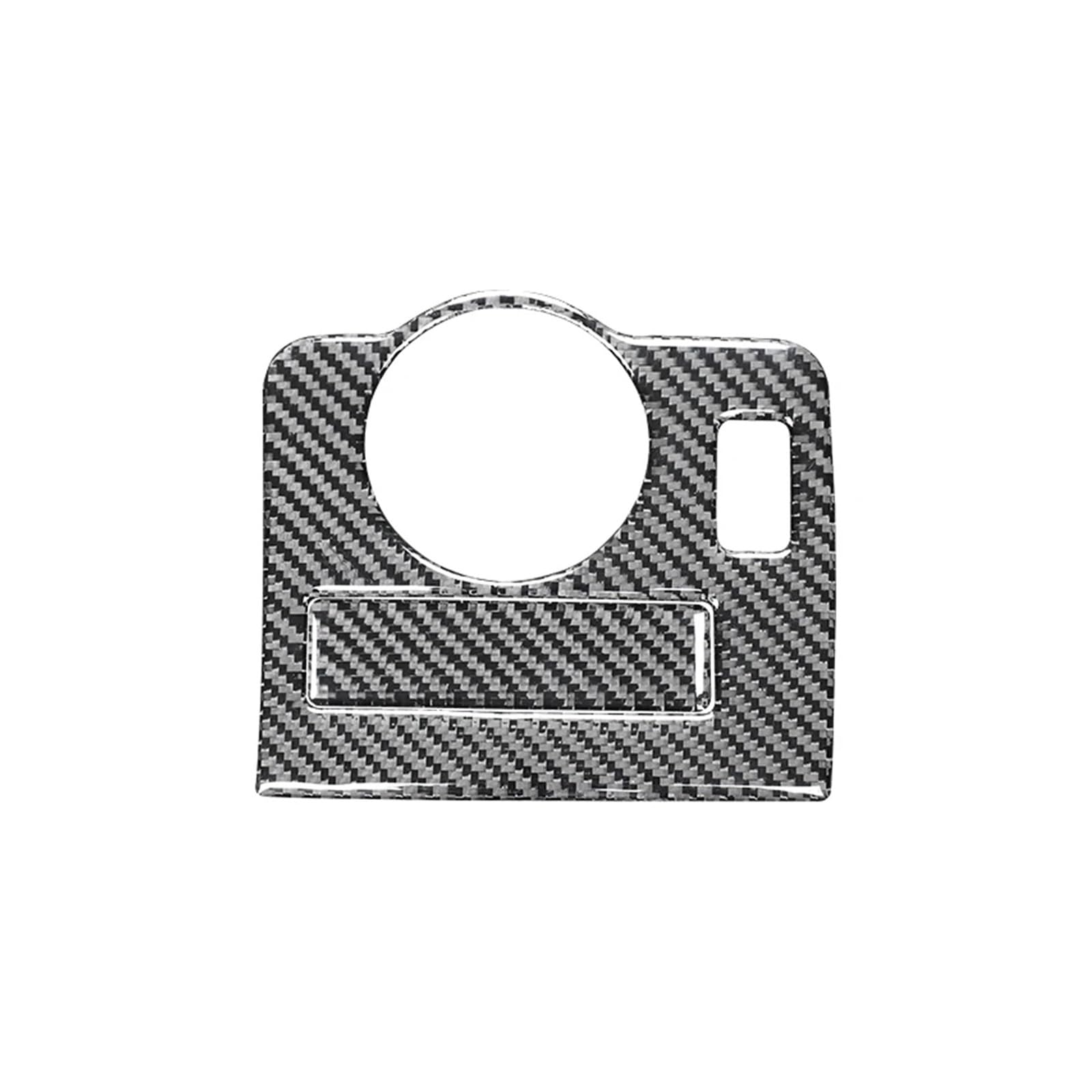 for Mustang 2009 2010 2011 2012 2013 2014 Accessories Carbon Fiber Car Headlight Switch Buttons Frame Sticker Trim Cover Car Interior Panel Trim(Black)