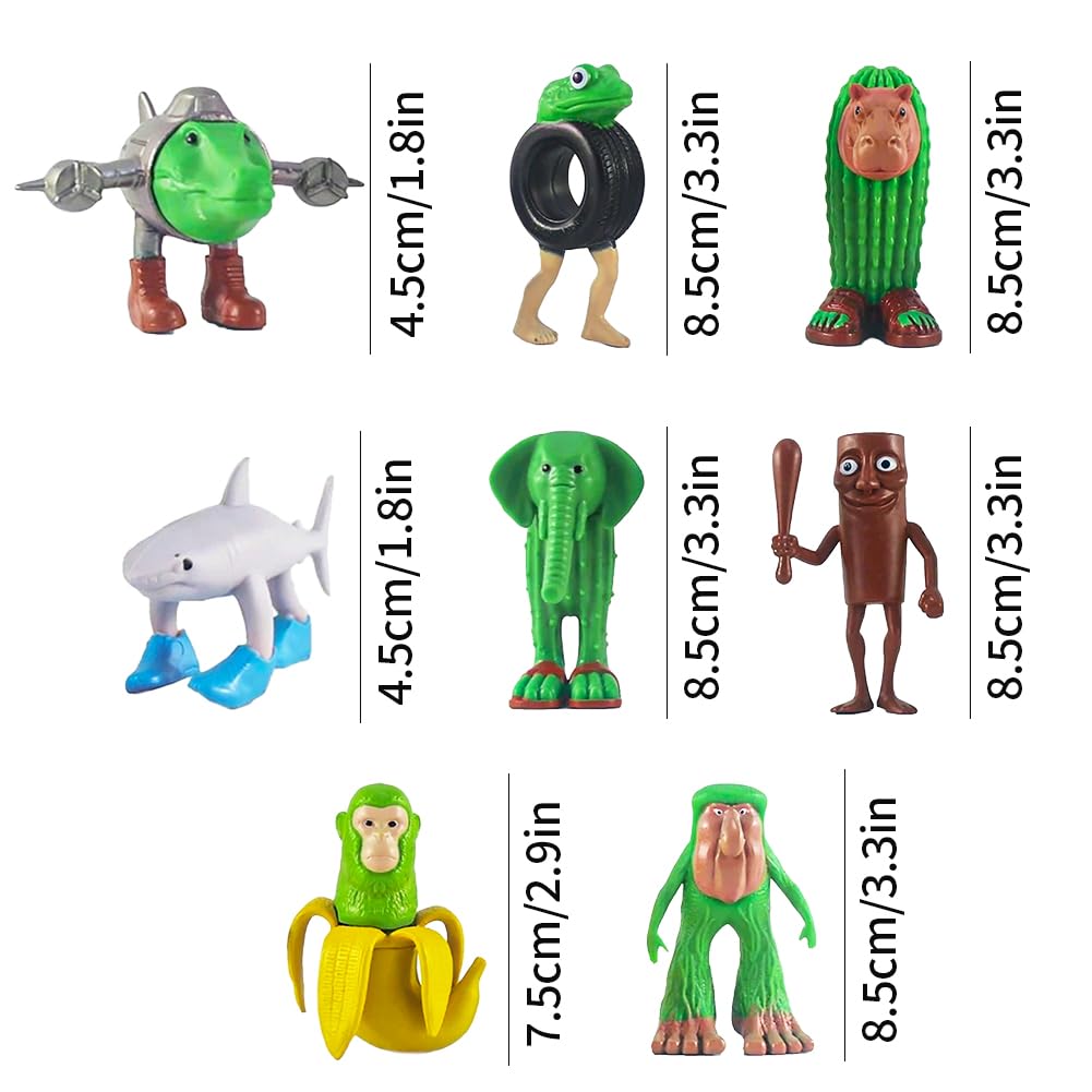 Set 16 Mattoncini Italian Brainrot – Action Figure Tralalero Tralala E Tung Tung Tung, Collezionabili Per Adulti