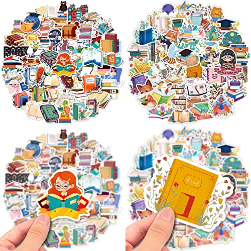 Reading Stickers 100 Sheets I Love To Read Waterproof Vinyl Stickers Children Teenagers Adults Computer Phone Guitar Skateboard Refrigerator Cut And Paste Thin Water Bottle Books Reading Stickers #TOP2