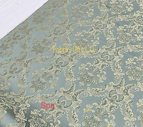 Luxurious Jacquard Damask Upholstery and Drapery Fabric - Premium Floral Textile Sold by the Yard 6 Luxurious Jacquard Damask Upholstery and Drapery Fabric - Premium Floral Textile Sold by the Yard - Image 5