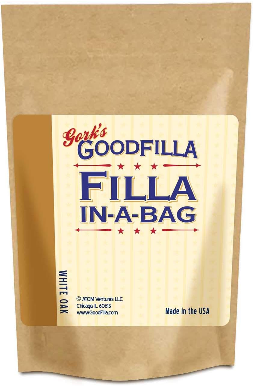GoodFIlla White Oak, 12 Pound, Wood and Grain Filler Powder, Stainable, Paintable, Sandable, Versatile | Zero Waste