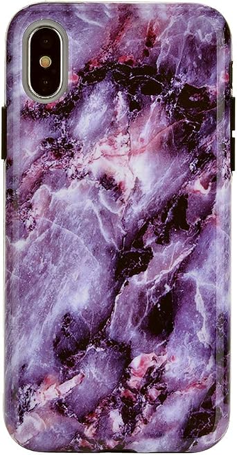 VELVET CAVIAR for iPhone X Case and iPhone Xs Case Cute Purple Marble