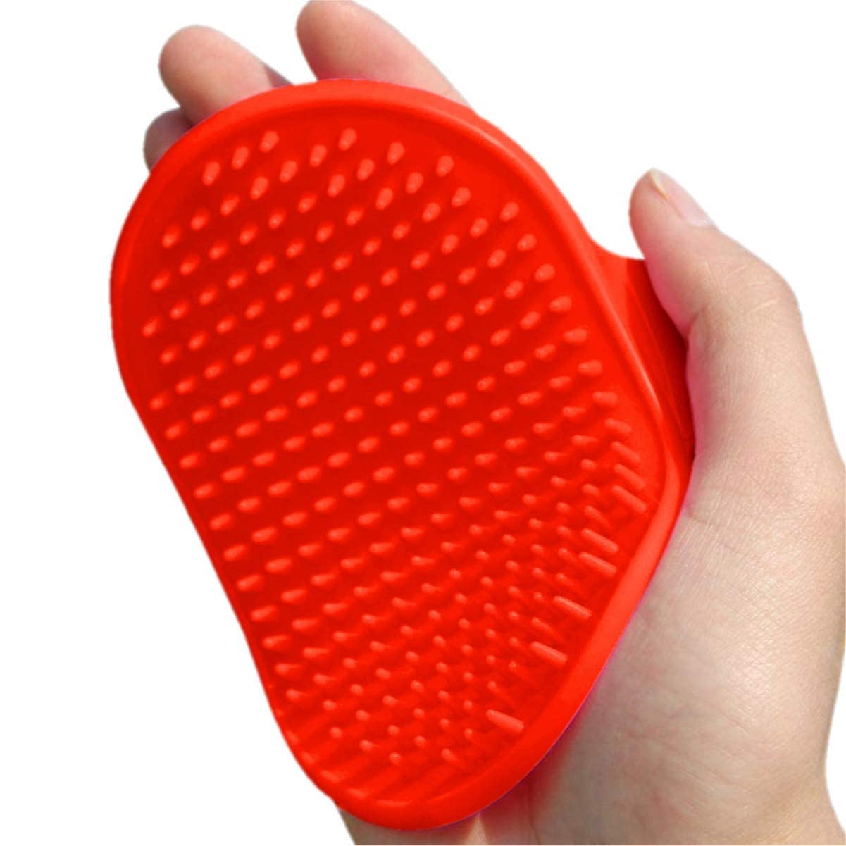 JNONI Bathing and Grooming Hand Brush with Rubber Bristles for Dogs and Cats Multicolor (B09V4VWWM4) Amazon Price History, Amazon Price Tracker