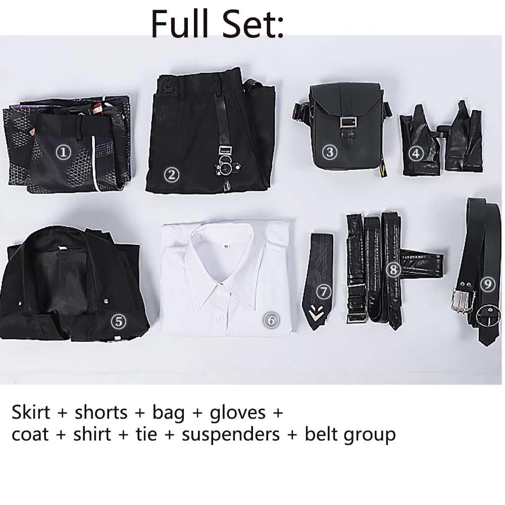 Women Costume Outfits Women Costume Uniform Dress Halloween: White 3X-Large