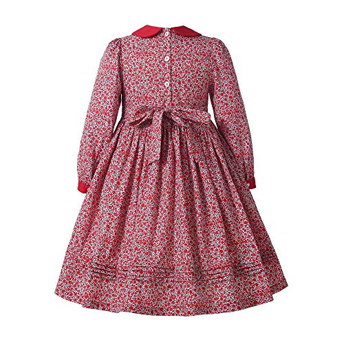Vestidos de algodón para niñas pequeñas ropa vintage floral de verano 2