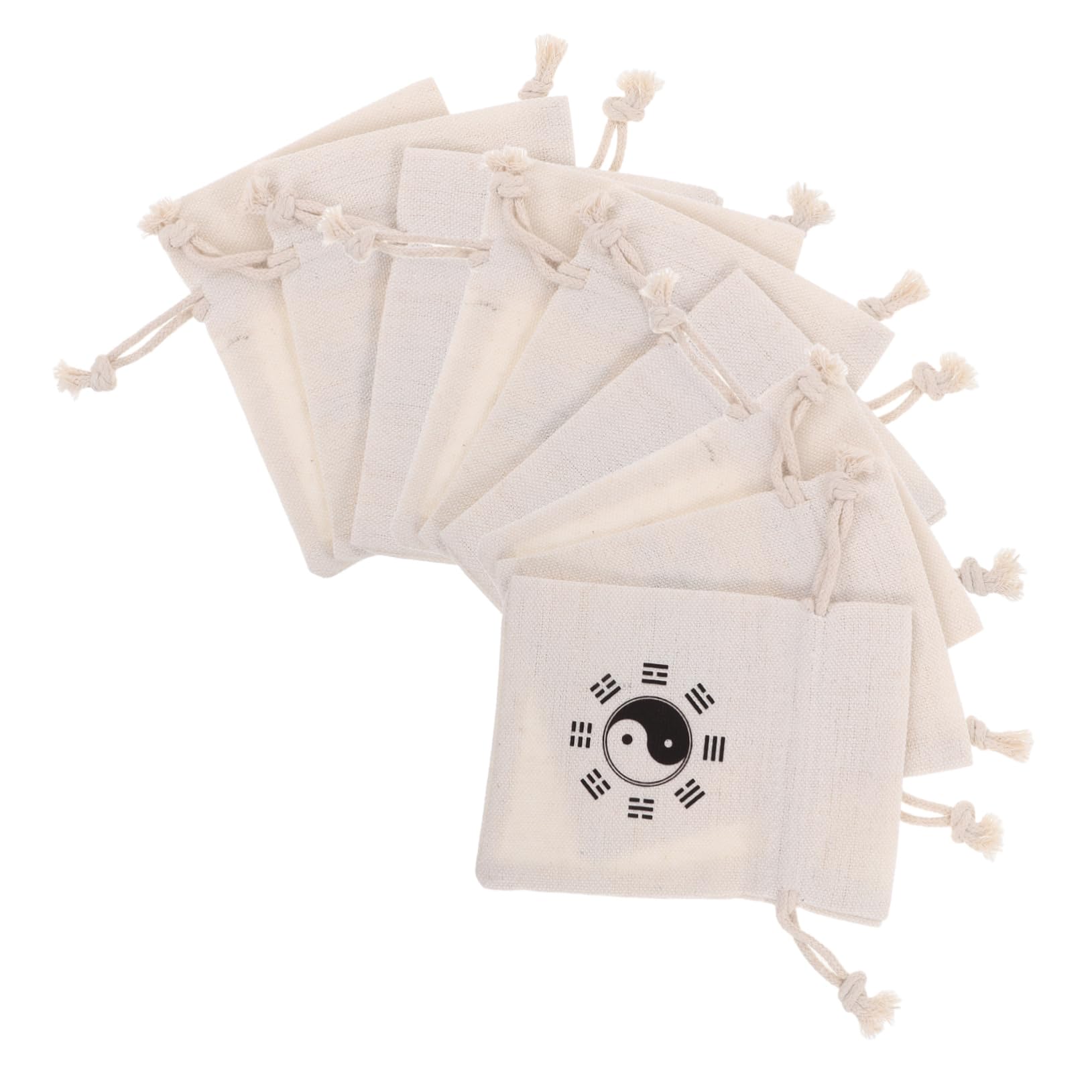 Anneome 10pcs Drawstring Bag Sack Pouch for Jewelry Decorative Pouch Portable Storage for Phone Key