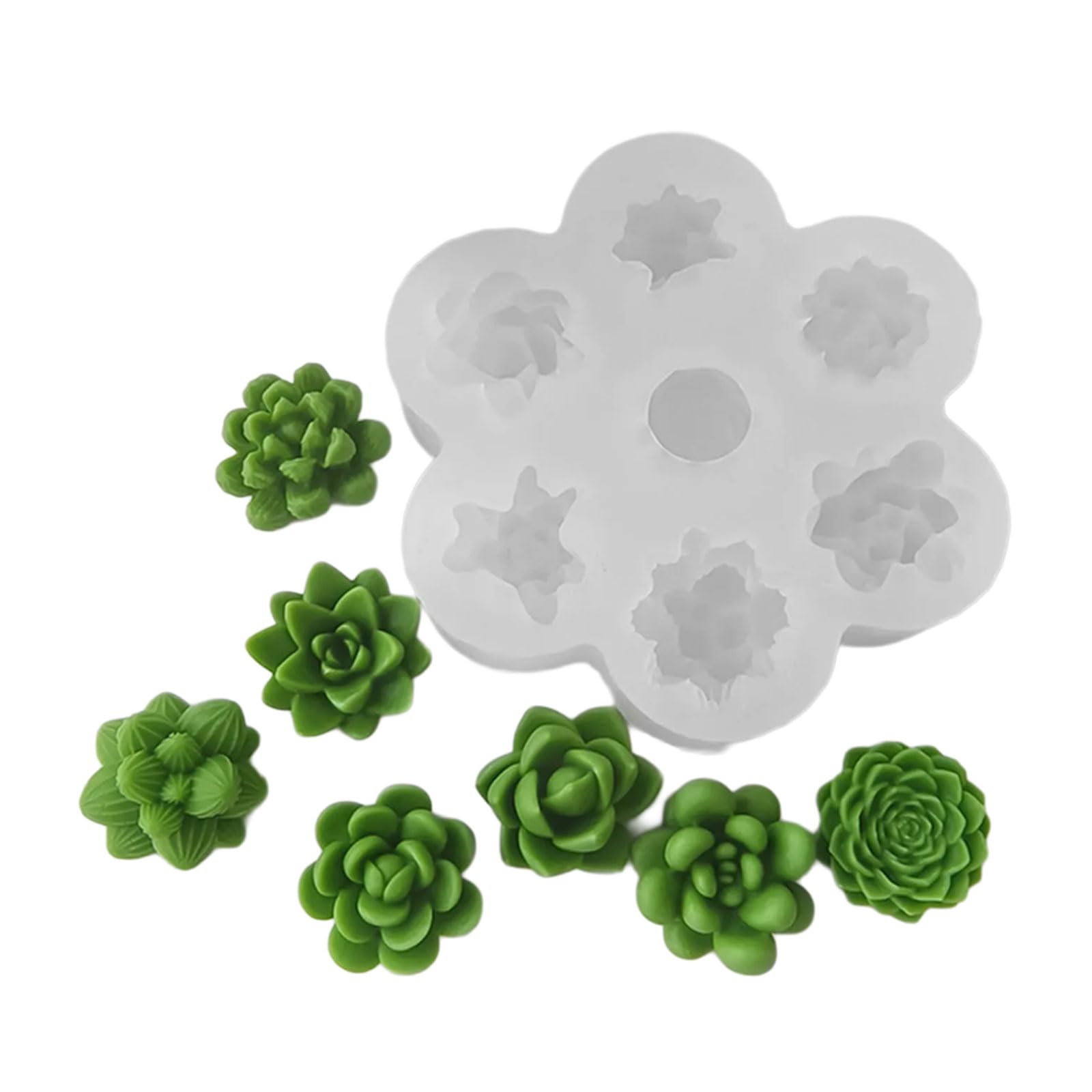 Tsophreniq Plant Silicone Scented Making Mold Soap DIYs Cake Candy Decoration for Enthusiasts Mold