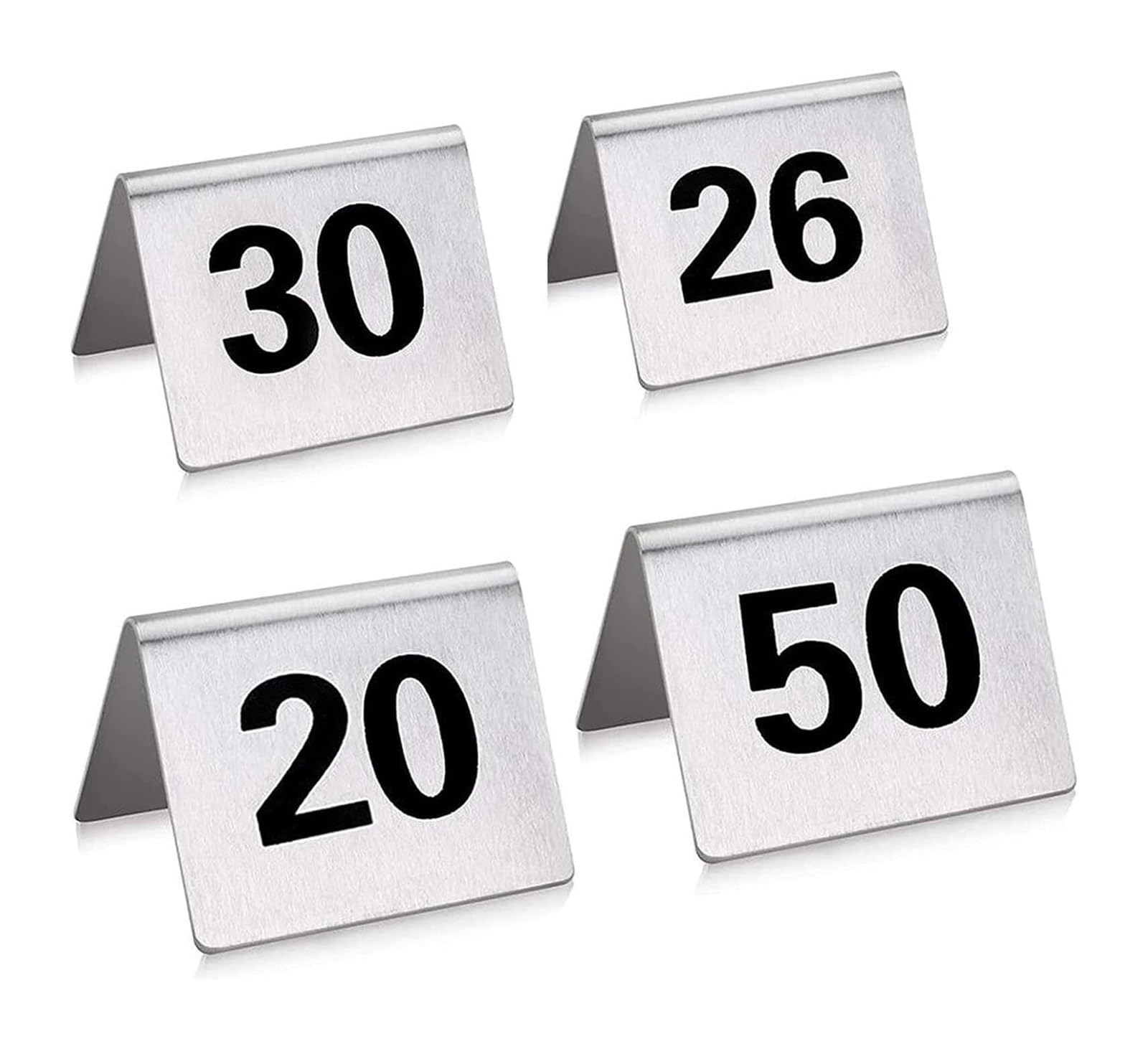 Numéros de table en acrylique 1 à 100 double face pour mariage