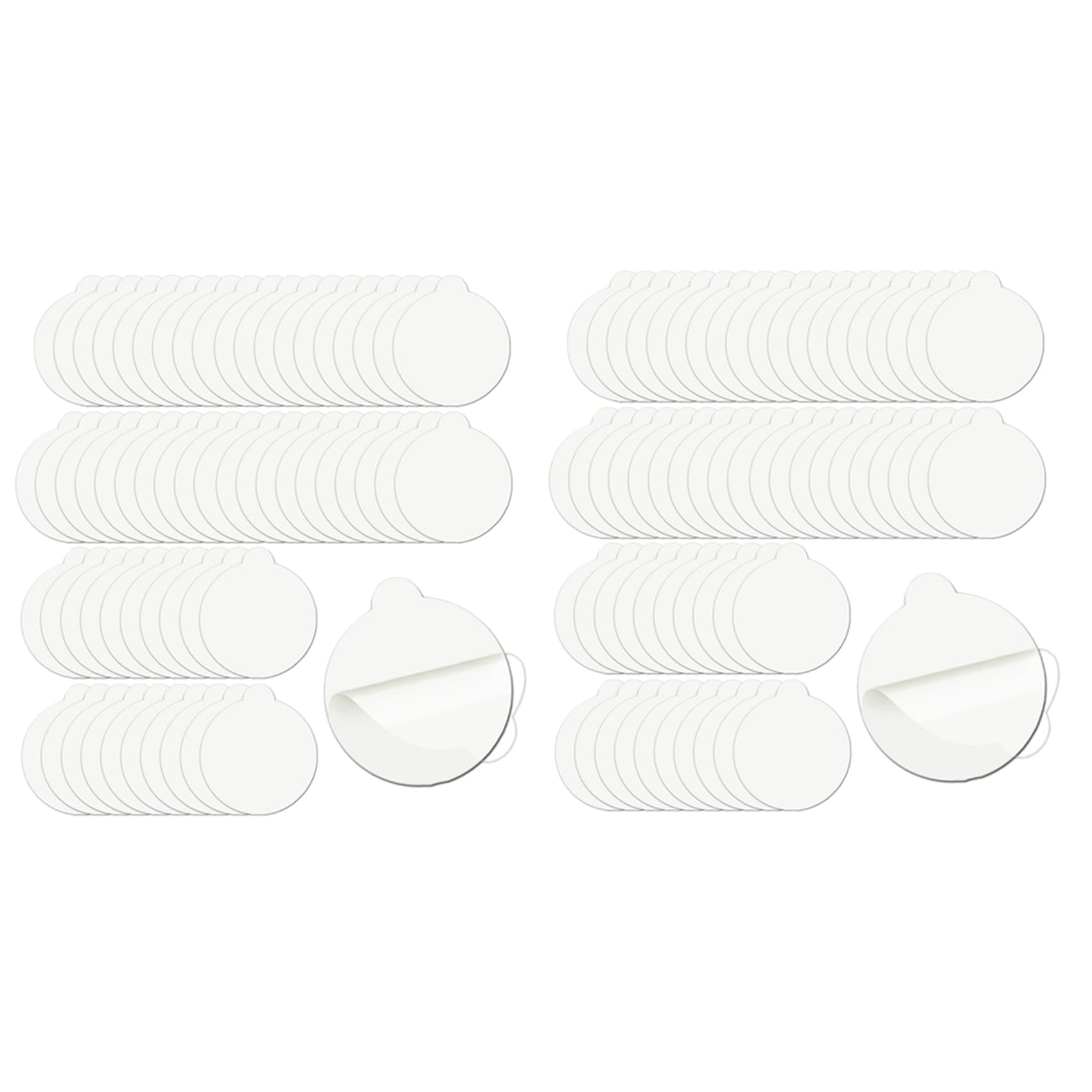 Jnchdghwa White 120 Pack 4.3Inch Replacement Glue Boards For, Indoor Glue Boards Refill Sticky Cards Compatible For Fenun
