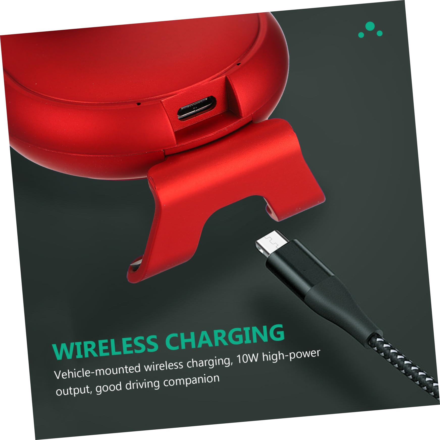 Supporto Telefono Auto da Bocchetta Aria Ricarica Wireless 10w