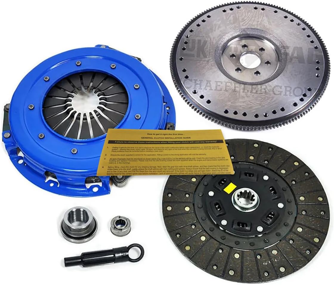 EFT HD Stage 2 Clutch Kit and Flywheel For 1986-1995 Ford Mustang 5.0L Engine 302" GT LX 10.5" clutch system - Enhanced Performance - Precise Fitment - Durable and Reliable - 12 Month Warranty