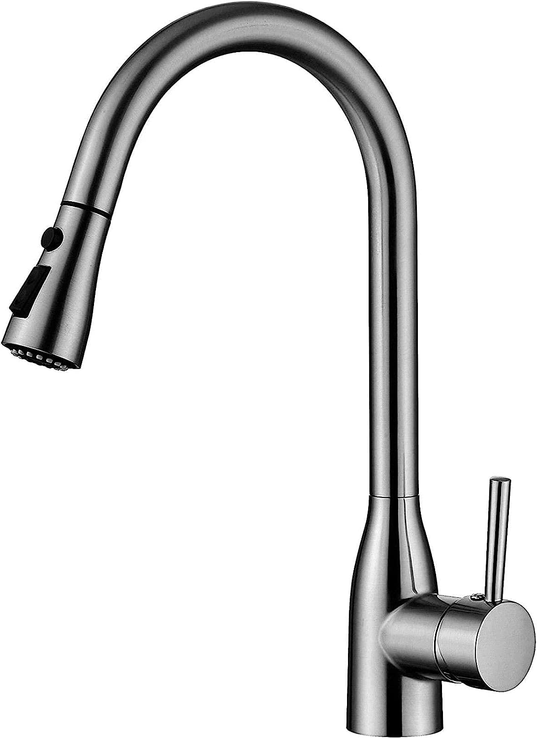 Mitigeur de cuisine double mode d'eau avec barboteur et jet douchette puissant