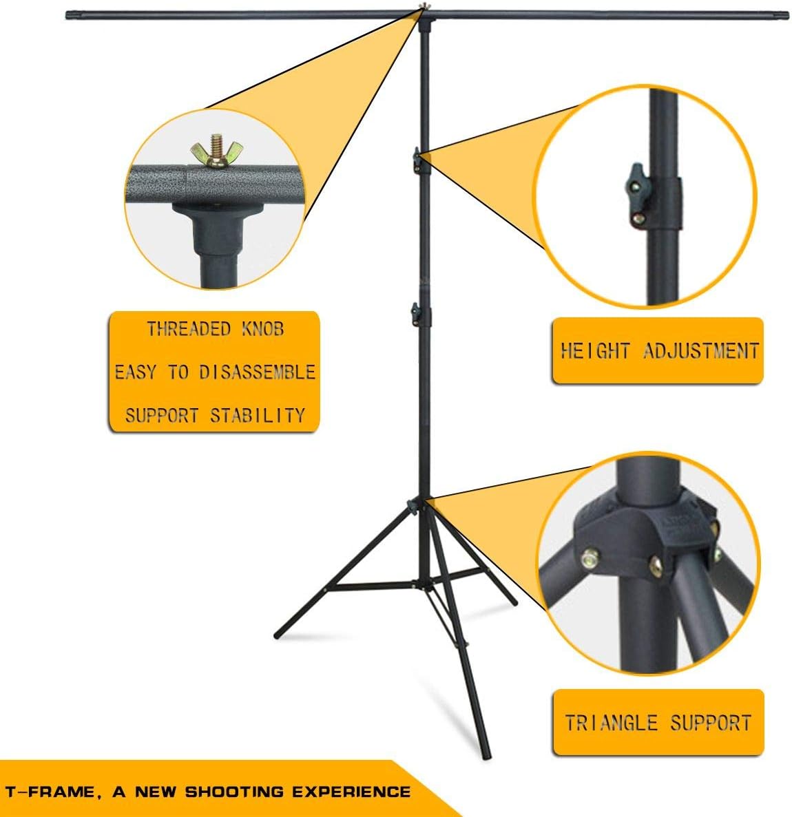 Chеареѕt 🛒 4.9×6.5ft Green Screen Backdrop with Stand, Anti-Wrinkle, Washable 100% Cotton for Chromakey Video Photography