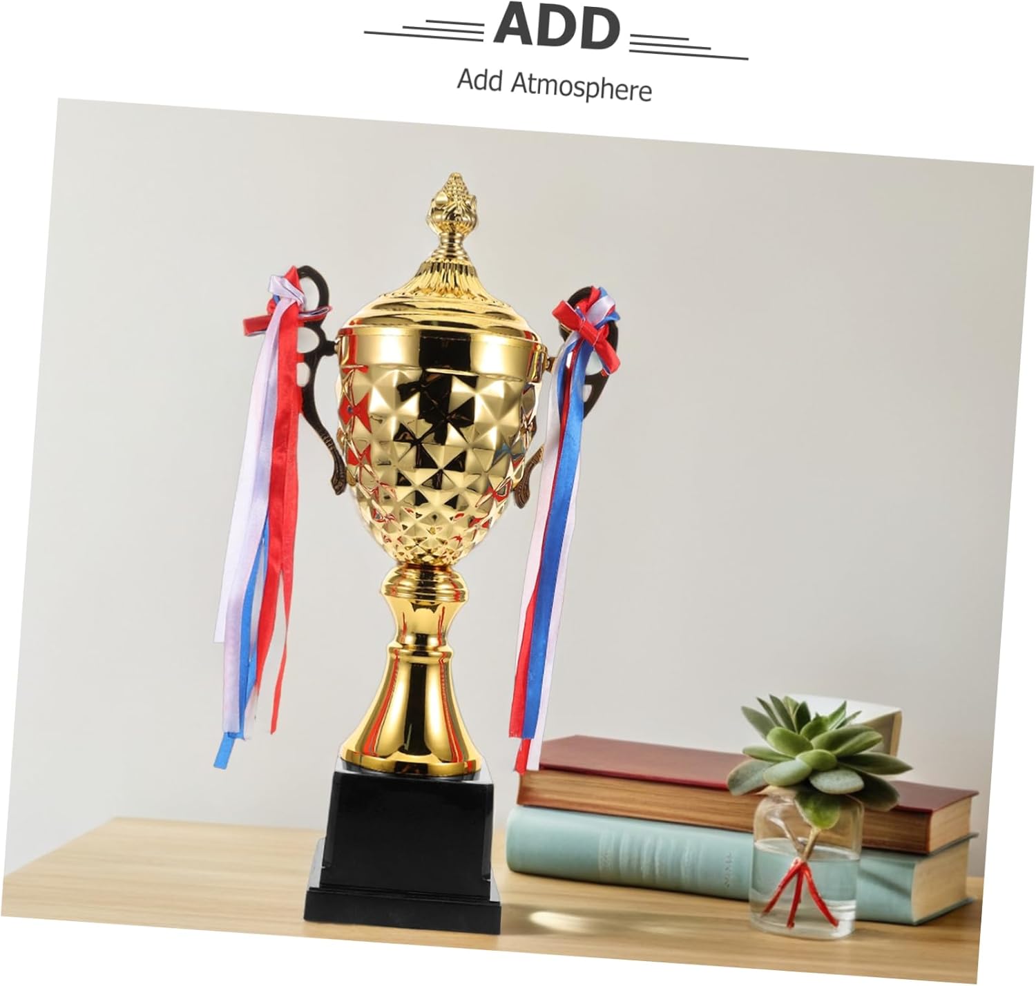 Gold Trophy Award : Large Trophy Cup Metal Winners Trophies Prize for Sports Competitions Tournaments and Parties Award Ceremonies Achievements