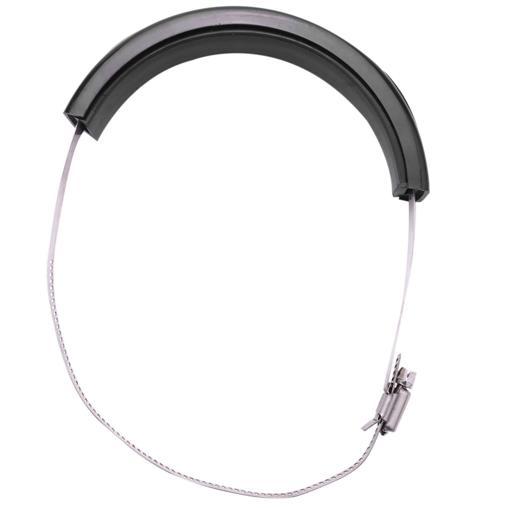 XIAOJUN Accessoires de Moto Protection d'échappement Can Cover Universel Convient 100Mm-160Mm de Diamètre Ovale pour YZF