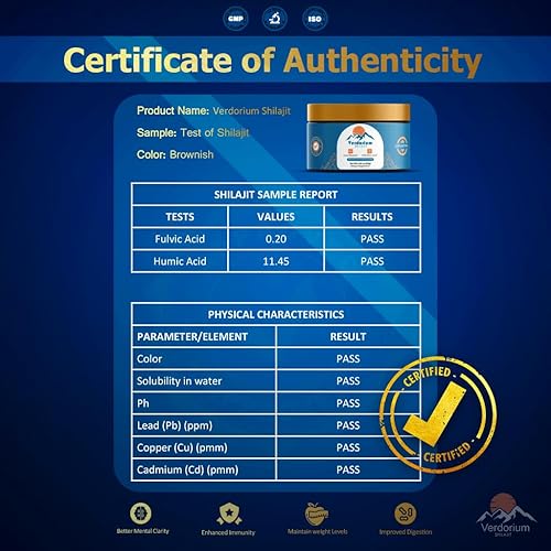 Miniatura 3 de Resina Shilajit pura del Himalaya  Alta potencia para hombres y mujeres  Potenciador de energía y apoyo inmunológico  Más de 85 oligominerales, 75%