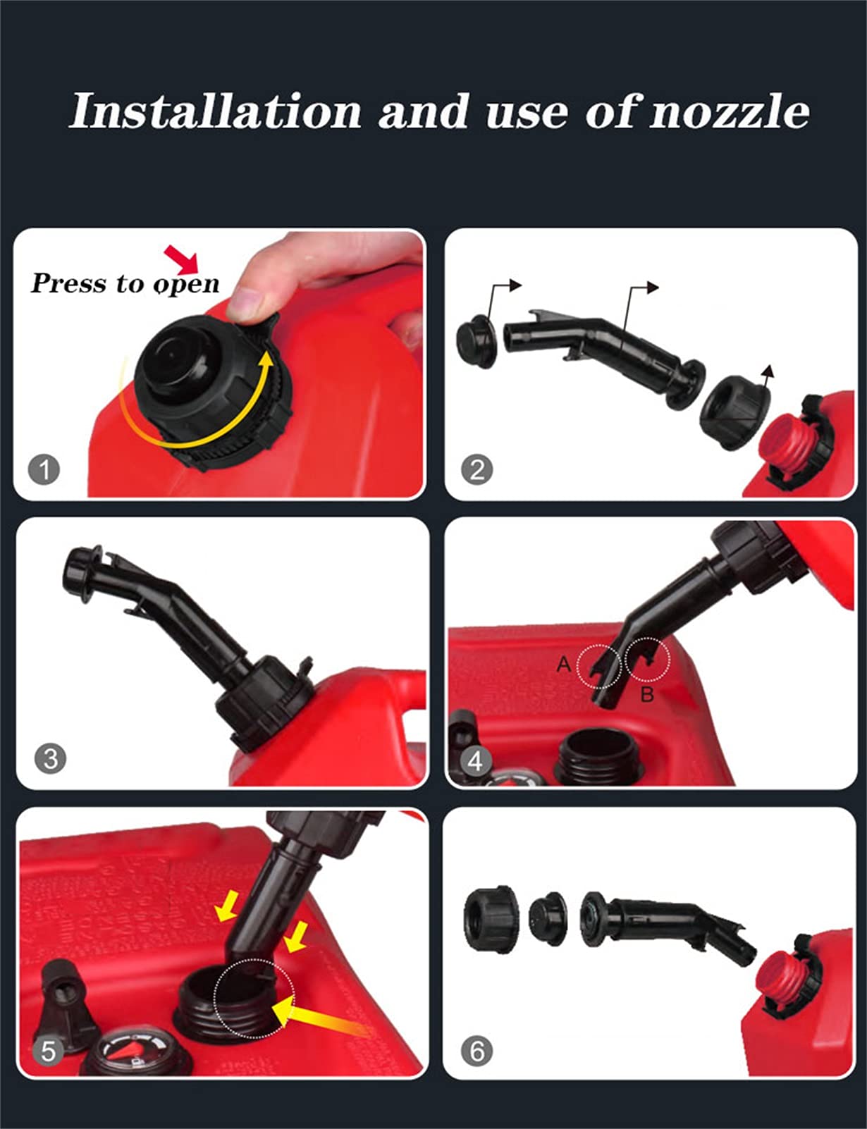 Tanica Carburante 10L In Plastica Oliva - Con Beccuccio Flessibile, Ermetica Per Benzina E Diesel, Prodotta In UE - 2