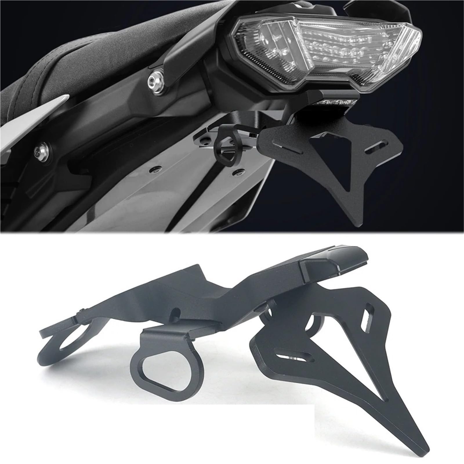 Per MT-10 2022-2024 Moto Posteriore Coda Corta Stock Porta Targa Contropunta Kit Staffa Telaio Moto Supporto Targa