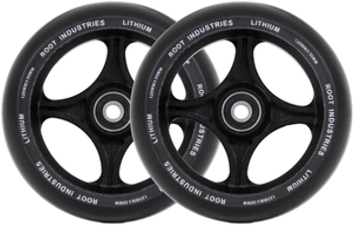 120mm Lithium Wheels (30mm) Black