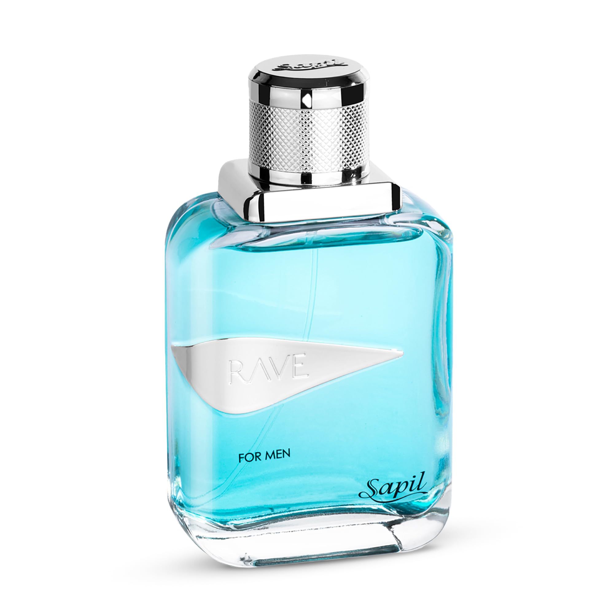 Sapil Rave Eau De Toilette 100ml, Affordable Luxury Perfume, Zesty Shower Fragrance with Pepper and Calabrian bergamot Top Notes, Bold Blend Perfumes for Men