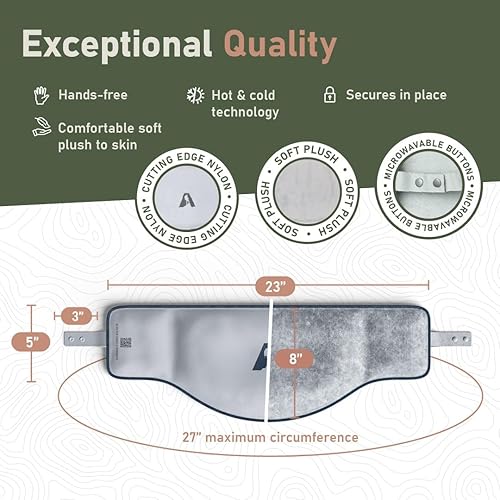 Miniatura 5 de Envoltura flexible para el cuello, bolsa de hielo de gel suave para aliviar el dolor de cuello, recuperación cervical manos libres