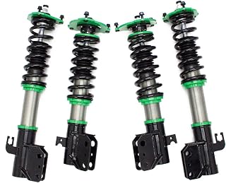 Rev9 R9-HS2-001_2 Hyper-Street II Coilover Suspension Lowering Kit, Mono-Tube Shock w/ 32 Click Rebound Setting, Full Length Adjustable, compatible with Subaru Impreza WRX STI (GD) 2004