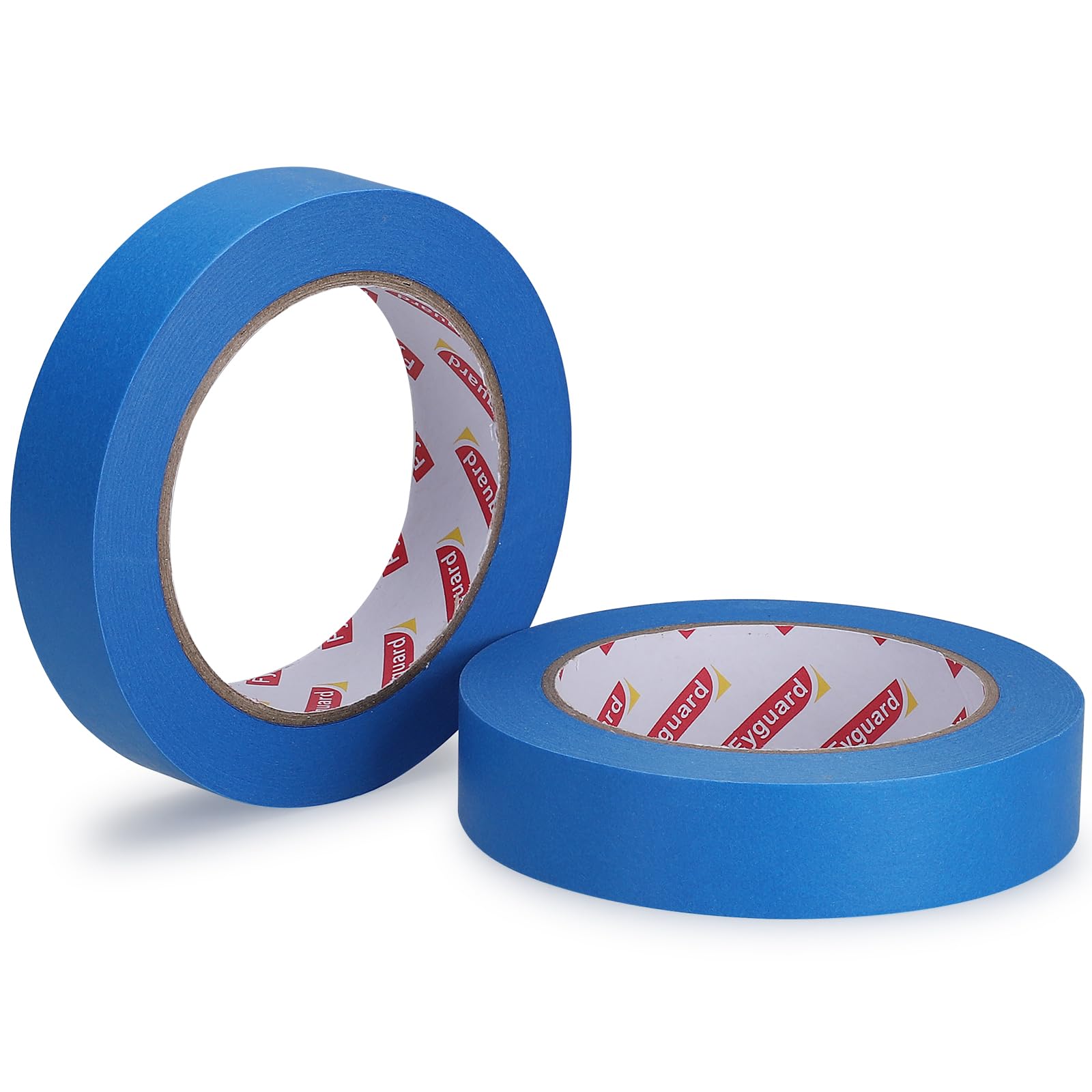 Fyguard 2 Rolls Masking Tape for Painting, 24mm x 50m, Blue