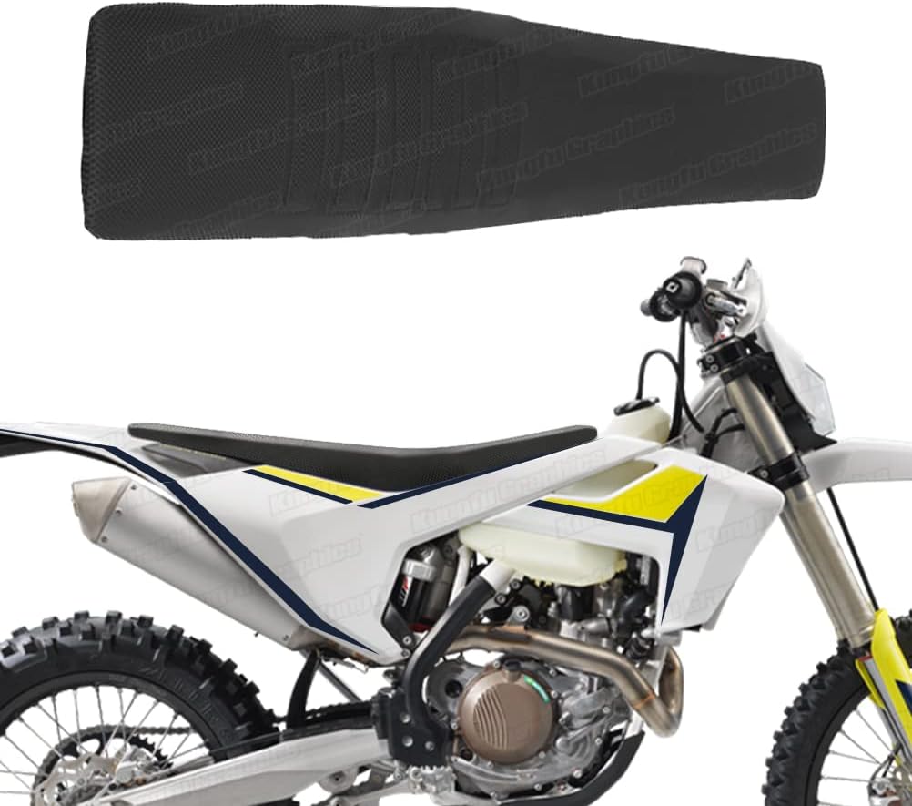 Amazon Kungfu Graphics カンフー グラフィックス オフロード モトクロス バイク シート クッション カバー ハスクバーナ Husqvarna 16 17 18 Fc 250 350 450 Tc 125 300 17 18 Tc 250 Tx 300 Fx 350 450に適し Black シートクッション 車 バイク