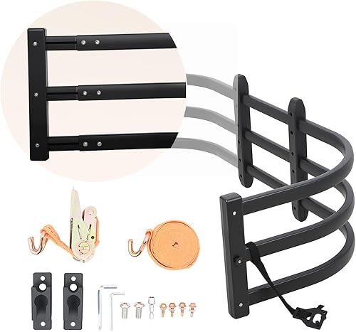 Vista 15 de Extensor de caja de camión, expansión de puerta trasera, apto para Ford F150 7+Titan 7+Sierra 3+Ram 1500/2500/3500, compatible con todos los rieles