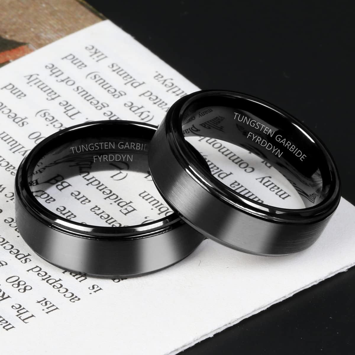 6mm 8mm 10mm Tungsten Wedding Band Rings For Men Women Matte Brushed Finish Comfort Fit Size 5-14.5 - Image 3