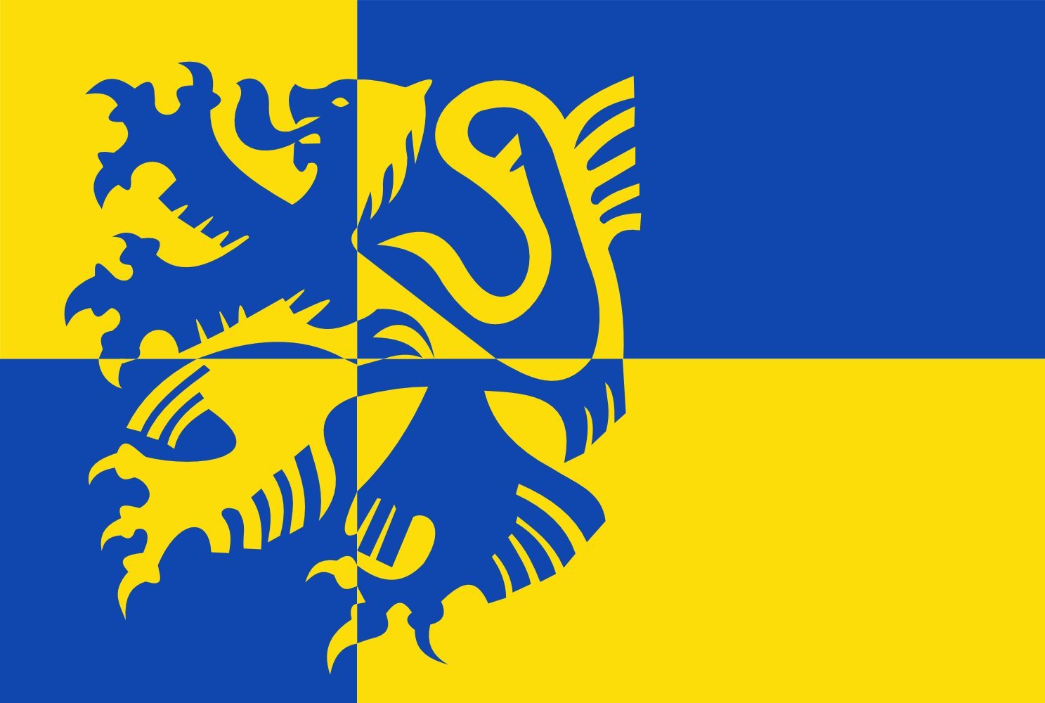 Drapeau Large Horssen vlag Nederlandse dorpsvlaggen textile résistant