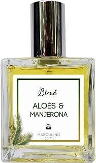 Perfume Aloés & Manjerona 100ml Masculino - Blend de Óleo Essencial Natural + Perfume de presente