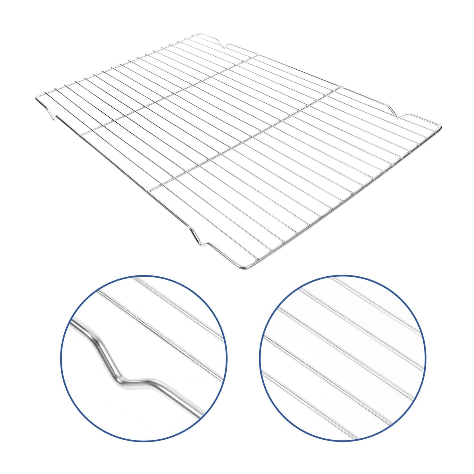 Kühlgitter aus Edelstahl Edelstahl-Kühlregal, verdicktes Drahtgeflecht, Kühlversorgung for Backen, Grillen, Braten, Küche, Kochen