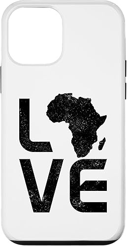 iPhone 12 mini Africa LOVE African Map Black Pride Ethiopia Kenya Nigeria Case