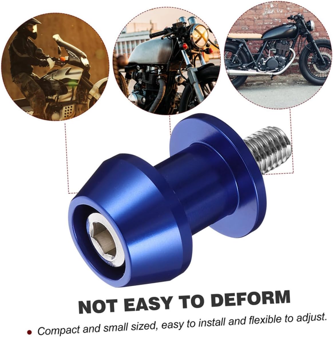 6pcs Motorcycle Swingarm Spools Sliders Stand Accessories Cnc Machined Swing Arm Screws