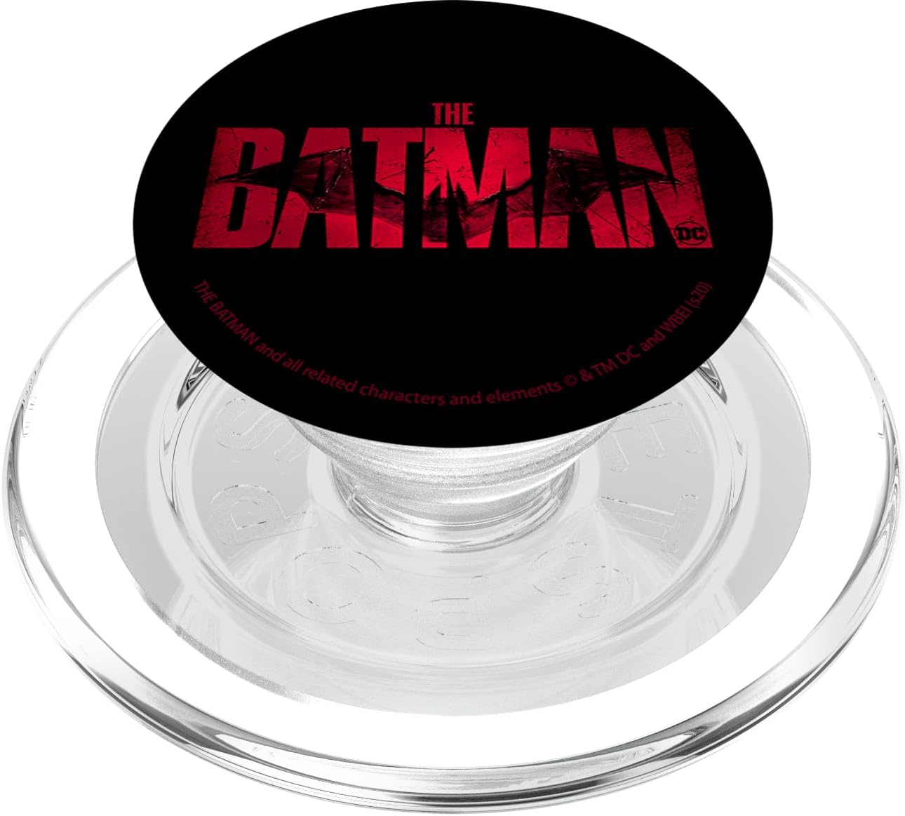 The Batman Red Bat Silhouette Logo PopSockets MagSafe PopGrip for iPhone
