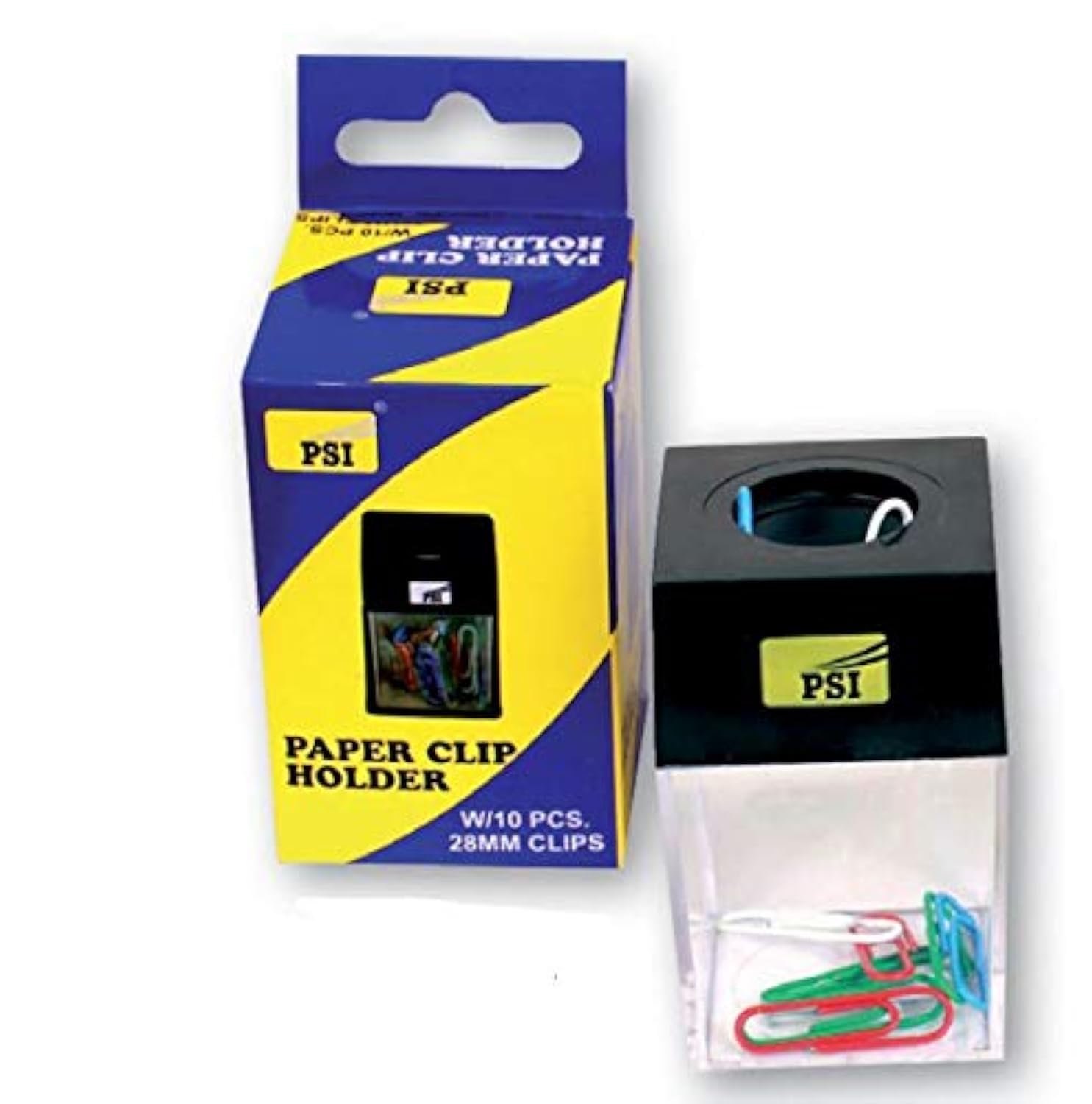 PSI Magnetic Paper Clip Holder - Square