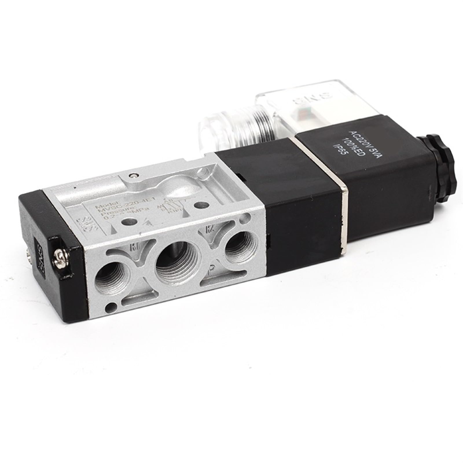 Válvula Solenoide neumática MVSC 220 MVSC220-4E1 Válvula de Control de 5 vías y 2 posiciones 1 Uds.(Size:AC220V)